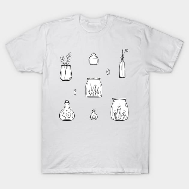 Cute Jar illustrations T-Shirt by Mayarart